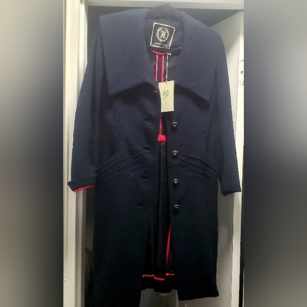 **NORMAN AMBROSE COAT | MIDNIGHT NWT'S